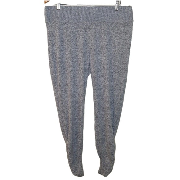 Soft Surroundings Pants - Soft Surroundings Leggings Gray Women Size L Sweater Soft Ruched Ankle Lounge